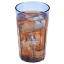 Cambro NT14401 14 oz Slate Blue Fluted Plastic Tumbler thumbnail 2