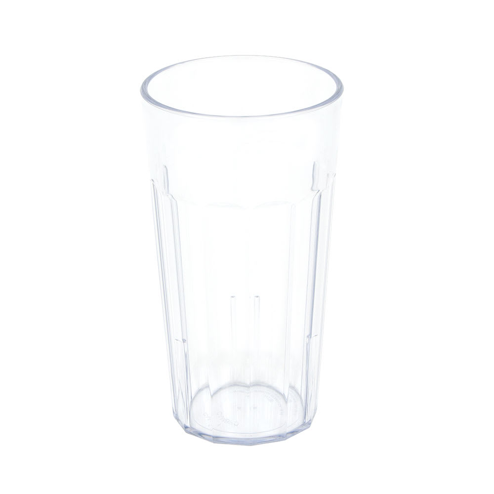 Cambro NT16152 16 2/5 oz Clear Fluted Plastic Tumbler