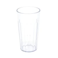 Cambro NT16153 16 2/5 oz Amber Fluted Plastic Tumbler thumbnail 2