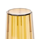 Cambro NT20153 22 oz Amber Fluted Plastic Tumbler thumbnail 3