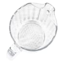 Cambro P320CW135 32 oz Plastic Pitcher w/ Thumb Grip, Clear thumbnail 3