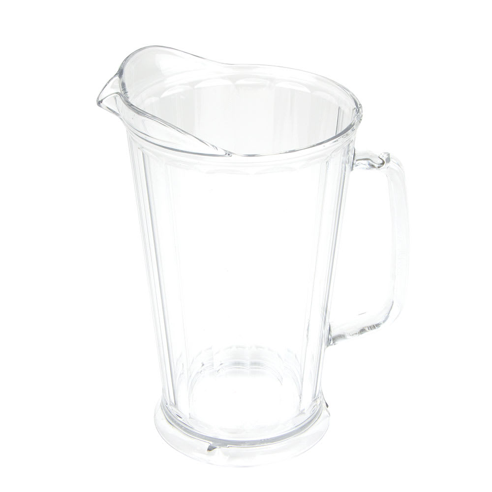 Cambro P64CW135 64 oz Camwear Pitcher - Lip and Pour Spout, Clear