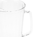 Cambro P64CW135 64 oz Camwear Pitcher - Lip and Pour Spout, Clear thumbnail 3