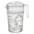 Cambro PC34CW135 34 oz Plastic Pitcher w/ Thumb Grip, Frosted thumbnail 4