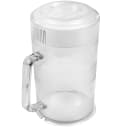 Cambro PC64CW135 64 oz Plastic Pitcher w/ Thumb Grip, Clear thumbnail 4