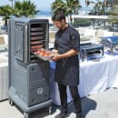 Cambro PCU1000HP615 Pro Cart Ultra™ Hot Insulated Food Carrier w/ (10) Pan Capacity, Charcoal Gray, 115v thumbnail 4