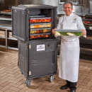 Cambro PCUCH615 Pro Cart Ultra™ Hot/Cold Insulated Food Carrier w/ (16) Pan Capacity, Gray thumbnail 2