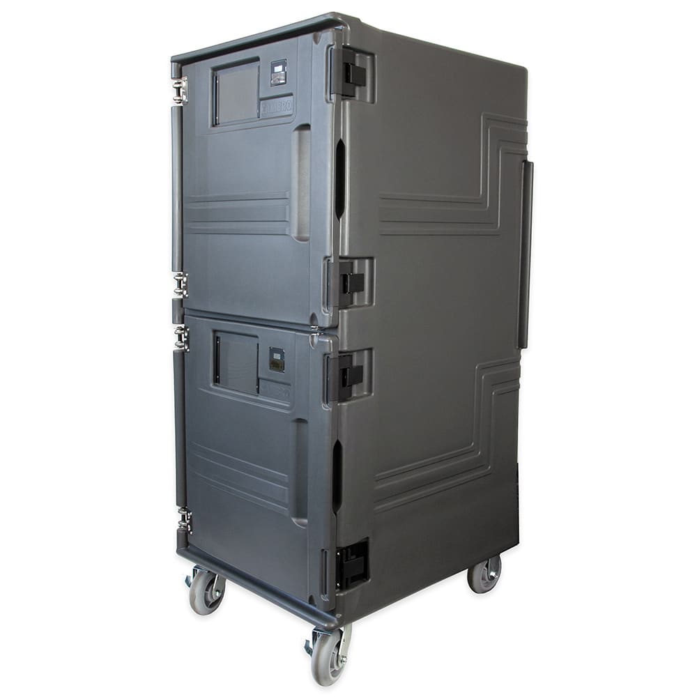 Cambro PCUHC615 Pro Cart Ultra™ Hot/Cold Insulated Food Carrier w/ (16) Pan Capacity, Gray