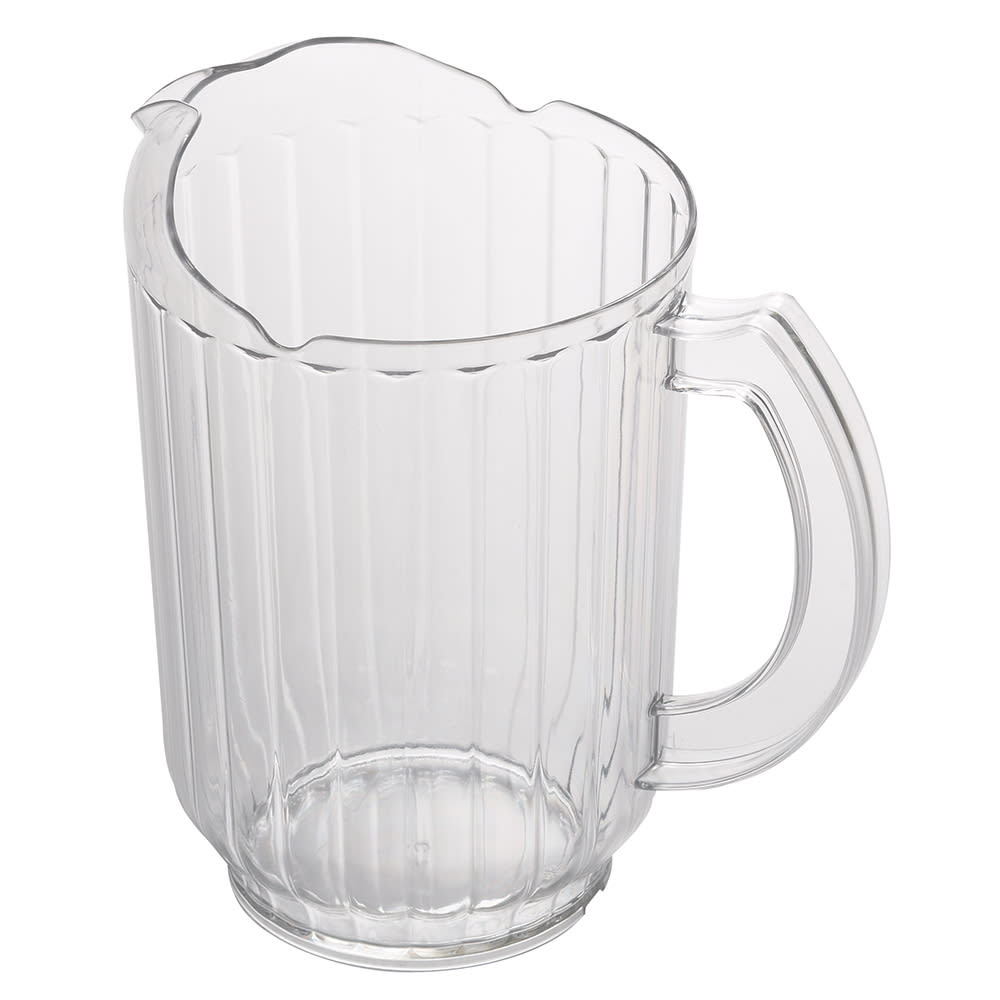 Cambro PE600CW135 60 oz Plastic Pitcher w/ Thumb Grip, Clear