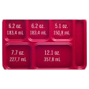 Cambro PS1014145 Plastic Rectangular Tray w/ (6) Compartments, 10" x 14 1/2", Yellow thumbnail 3