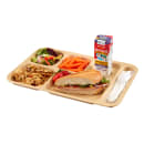 Cambro PS1014161 Plastic Rectangular Tray w/ (6) Compartments, 10" x 14 1/2", Tan thumbnail 3