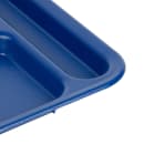 Cambro PS1014186 Plastic Rectangular Tray w/ (6) Compartments, 10" x 14 1/2", Navy Blue thumbnail 4