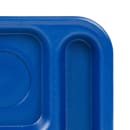 Cambro PS1014186 Plastic Rectangular Tray w/ (6) Compartments, 10" x 14 1/2", Navy Blue thumbnail 5