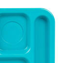 Cambro PS1014414 Plastic Rectangular Tray w/ (6) Compartments, 10" x 14 1/2", Teal thumbnail 5