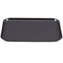 Cambro PT1014110 Rectangular Polytread Tray - 10 9/16x13 5/8" Black thumbnail 2