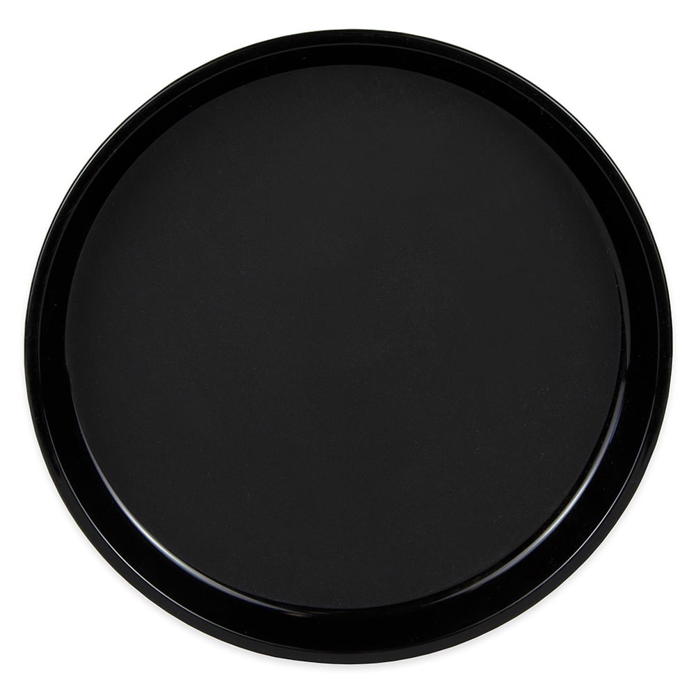 Cambro PT1100110 11" Round Polytread Tray - Black