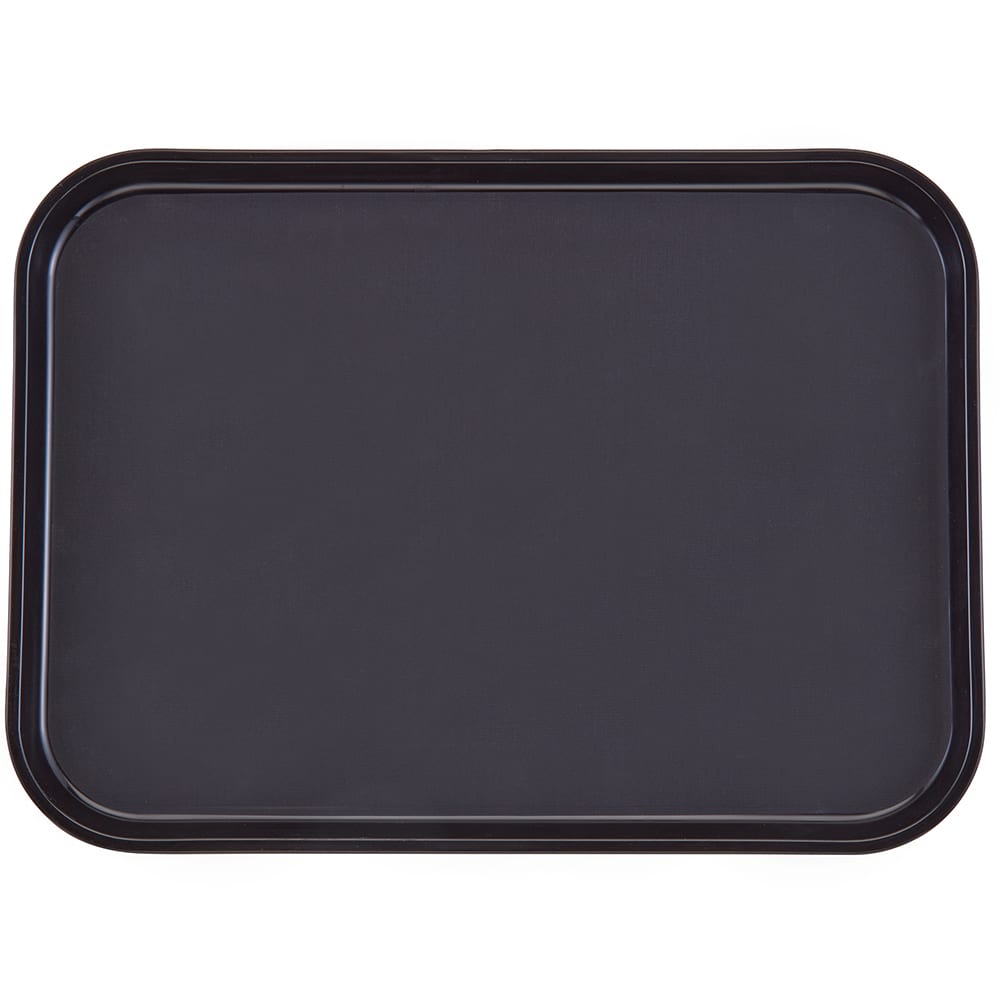 Cambro PT1418110 Rectangular Polytread Tray - 14x18" Black