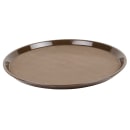 Cambro PT1600167 16" Round Polytread Tray - Brown thumbnail 2