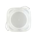 Cambro PWB12PROPP190 12 qt. CamRound® FreshPro Food Storage Pail w/ Bail Handle - Polypropylene, Translucent thumbnail 6