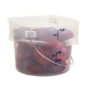 Cambro PWB12PROPP190 12 qt. CamRound® FreshPro Food Storage Pail w/ Bail Handle - Polypropylene, Translucent thumbnail 7