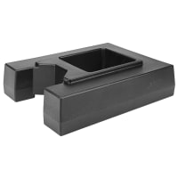 Cambro R1000LCD131 Camtainer Riser - 19 1/2x15 3/8x4 1/2" Dark Brown thumbnail 3