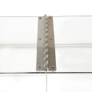 Cambro RD1220CWH135 Rectangular Display Cover - Hinged, 12x20" Clear/Chrome thumbnail 3