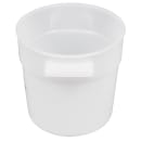 Cambro RFS1148 1 qt Round Storage Container - Natural White thumbnail 3