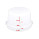 Cambro RFS12148 12 qt Round Storage Container - Natural White thumbnail 4