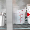 Cambro RFS18148 18 qt Round Storage Container - Natural White thumbnail 6