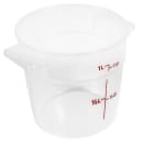 Cambro RFS1PP190 1 qt Round Storage Container - Translucent thumbnail 2