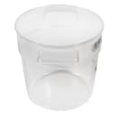 Cambro RFS1PP190 1 qt Round Storage Container - Translucent thumbnail 4