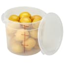 Cambro RFS1PP190 1 qt Round Storage Container - Translucent thumbnail 8