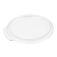 Cambro RFS1SCPP190 Camwear Round Seal Cover for 1 qt Clear Containers, Translucent thumbnail 3