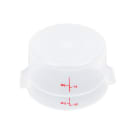 Cambro RFS2PP190 2 qt Round Storage Container - Translucent thumbnail 4