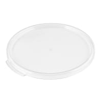 Cambro RFS6SCPP190 Camwear Seal Cover, for 6 & 8 qt Containers, Round, Translucent thumbnail 2
