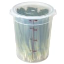 Cambro RFS8PP190 8 qt Round Storage Container - Translucent thumbnail 8