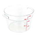 Cambro RFSCW12135 12 qt Camwear Round Storage Container - Clear thumbnail 2