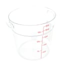 Cambro RFSCW18135 18 qt Camwear Round Storage Container - Clear thumbnail 2