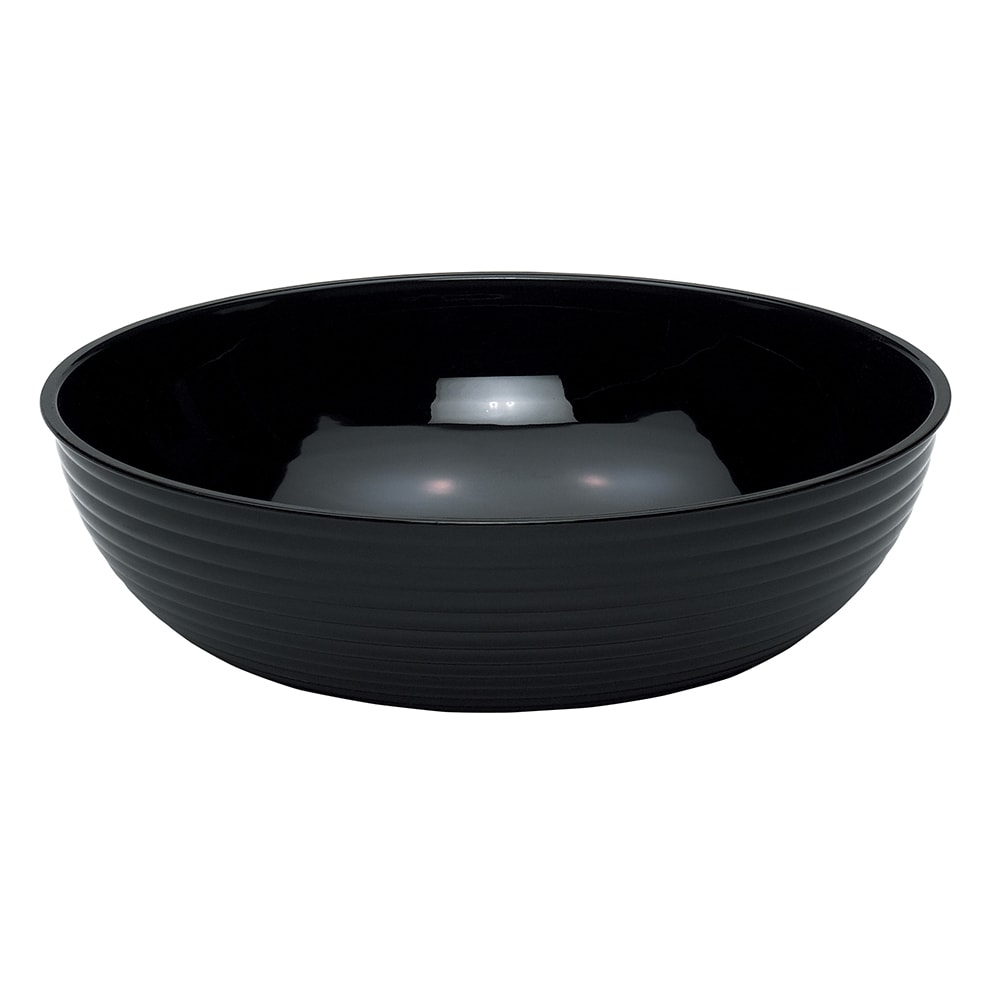 Cambro RSB10CW110 10" Round Camwear Bowl - 3 1/5 qt Capacity, Black