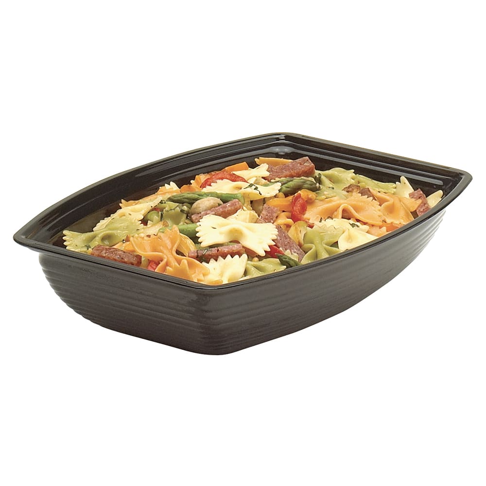 Cambro RSB1419CW110 12 qt Rectangular Camwear Bowl - 14 1/4x19 3/8" Black