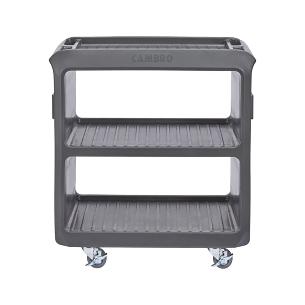 Cambro SC225131 31 1/4" Beverage Service Cart, 18"D x 34" H, Dark Brown