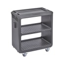 Cambro SC225131 31 1/4" Beverage Service Cart, 18"D x 34" H, Dark Brown thumbnail 2