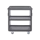 Cambro SC225615 31 1/4" Beverage Service Cart, 18"D x 34" H, Charcoal Gray thumbnail 17