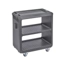 Cambro SC225S131 31 1/4" Beverage Service Cart, 18"D x 34" H, Dark Brown thumbnail 2
