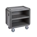 Cambro SC225S615 31 1/4" Beverage Service Cart, 18"D x 34" H, Charcoal Gray thumbnail 9