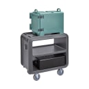 Cambro SC230110 37 1/2" Beverage Service Cart, 22"D x 37 1/4" H, Black thumbnail 2