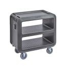 Cambro SC230110 37 1/2" Beverage Service Cart, 22"D x 37 1/4" H, Black thumbnail 5