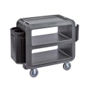 Cambro SC230110 37 1/2" Beverage Service Cart, 22"D x 37 1/4" H, Black thumbnail 7