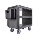 Cambro SC230110 37 1/2" Beverage Service Cart, 22"D x 37 1/4" H, Black thumbnail 8