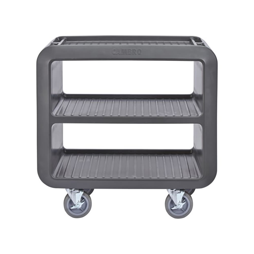 Cambro SC230131 37 1/2" Beverage Service Cart, 22"D x 37 1/4" H, Dark Brown